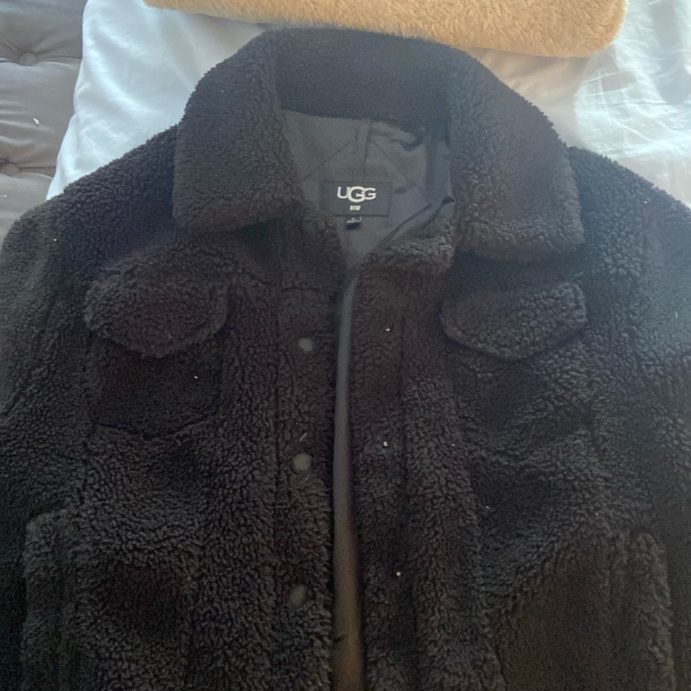 Black Sherpa ugg jacket